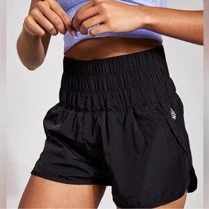 FP Movement Free People The Way Home Shorts Black Running Women's Size M Lined